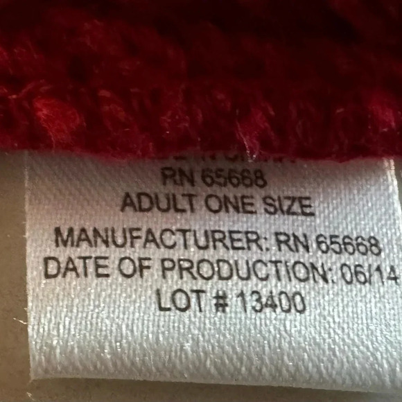 1717🔵LIVE Men’s RED BEANIE - Picture 7 of 7